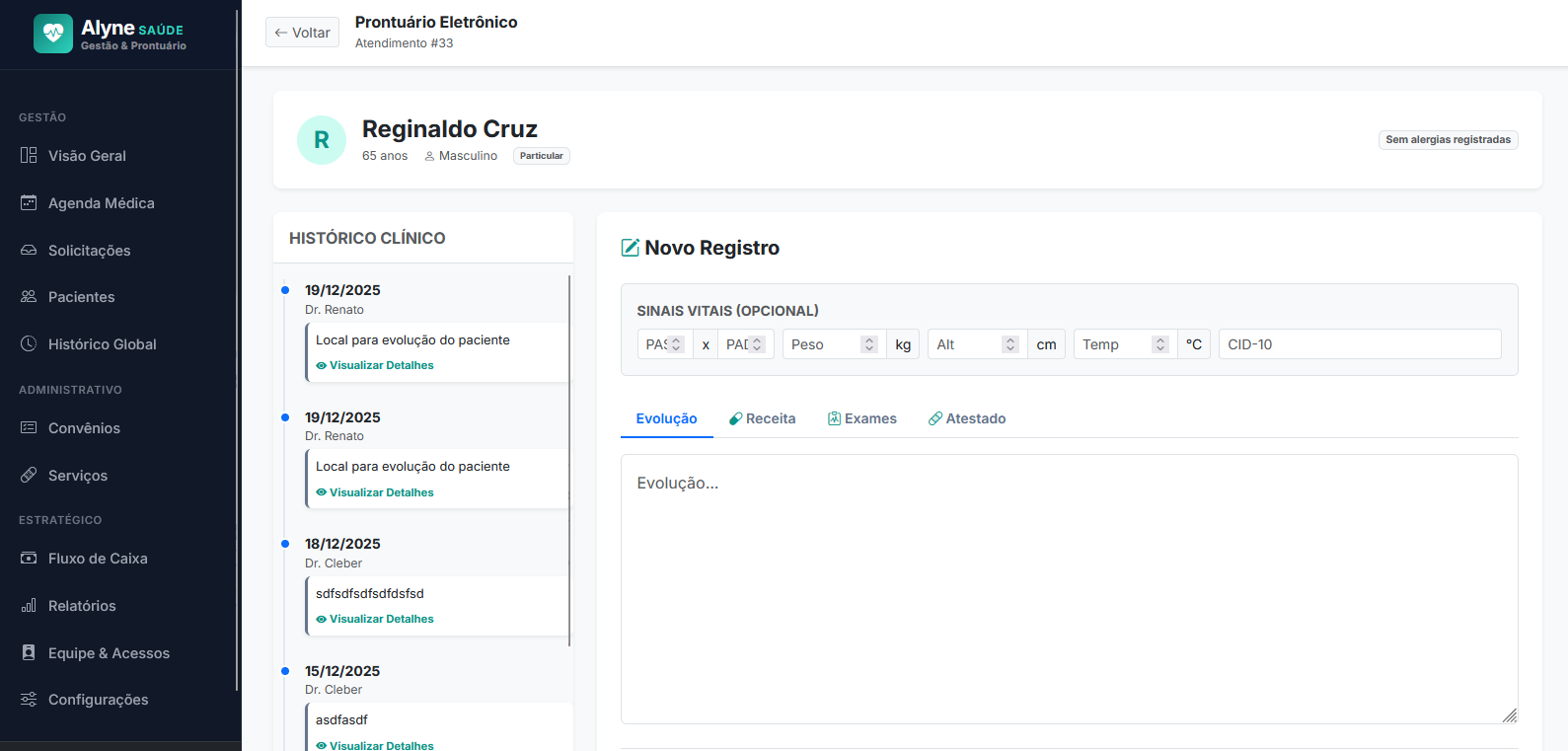 Prontuário Eletrônico